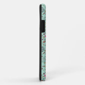 Cartoon floreel patroon met vogels Case-Mate iPhone case (Achterkant/rechts)
