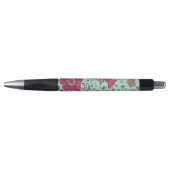 Cartoon floreel patroon met vogels pen (Voorkant)