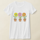 Cartoon Flowers T-shirt
