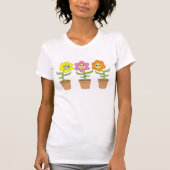 Cartoon Flowers T-shirt (Voorkant)