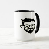 Cartoon Football Mok voor je Vader (Voorkant rechts)