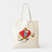 Cartoon Football Player Canvas tas (Achterkant)
