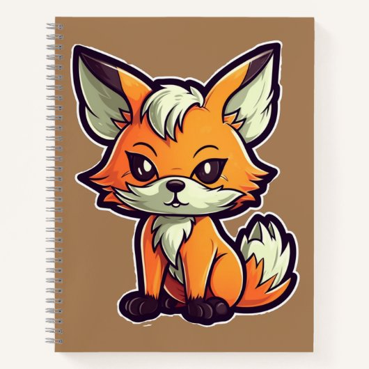 CARTOON FOX NOTITIEBOEK (Voorkant)
