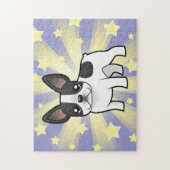 Cartoon French Bulldog Legpuzzel (Verticaal)