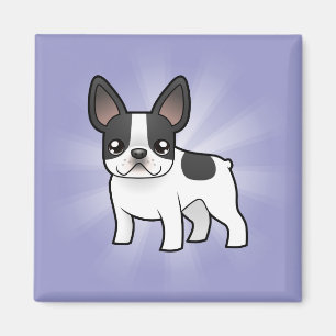 Cartoon French Bulldog Magneet