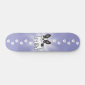 Cartoon French Bulldog Skateboard (Horizontaal)
