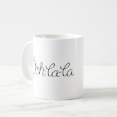 Cartoon French Poodle Koffiemok (Voorkant links)