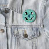 Cartoon Frenchie Ronde Button 5,7 Cm (In situ)