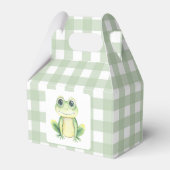 Cartoon Frog Baby shower Bedankdoosjes (Voorkant Zijde)