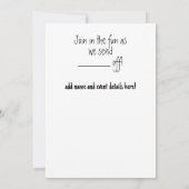 Cartoon Frog op de Beach Retirement Party Kaart (Achterkant)