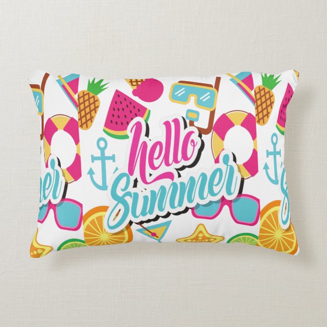 Cartoon Fruiten      Accent Kussen (Voorkant)