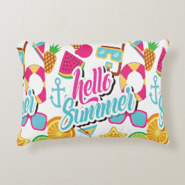 Cartoon Fruits Accent Kussen