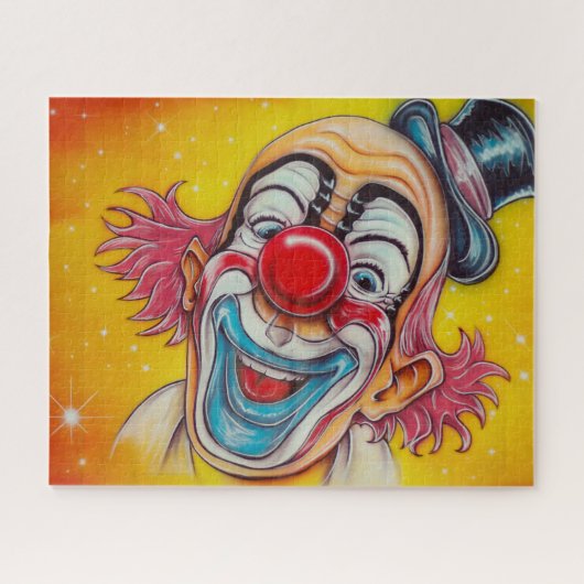 Cartoon Funny Clown Legpuzzel (Horizontaal)