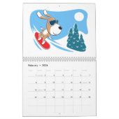 Cartoon Funny Cute Puppy Dog Lover 2026 Calendar Kalender (Feb 2026)