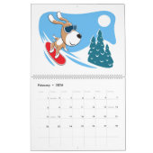 Cartoon Funny Cute Puppy Dog Lover 2026 Calendar Kalender (Feb 2026)
