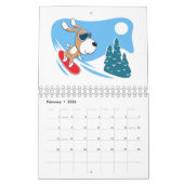 Cartoon Funny Cute Puppy Dog Lover 2026 Calendar Kalender (Feb 2026)
