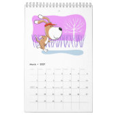 Cartoon Funny Cute Puppy Dog Lover 2026 Kalender (Mar 2027)