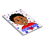 Cartoon Future Leader Afbeelding-laptop Notitieboek (Rechterzijde)