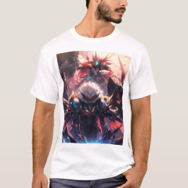 Cartoon Galleon Sailing on Blue Water T-shirt