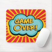 Cartoon GAME OVER Muismat (Met muis)