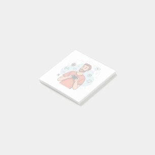 Cartoon Gamer Karakter Illustratie Post-it® Notes