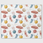 Cartoon Garens, dekens en sockets Cadeaupapier (Vlak)