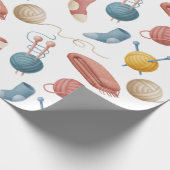 Cartoon Garens, dekens en sockets Cadeaupapier (Hoek)