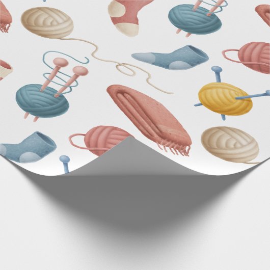 Cartoon Garens, dekens en sockets Cadeaupapier (Hoek)