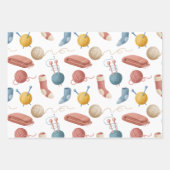 Cartoon Garens, dekens en sockets Inpakpapier Vel (Voorkant)