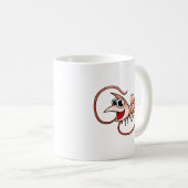 Cartoon Garnaal Koffiemok (Voorkant rechts)