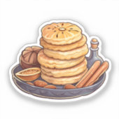 Cartoon gebak sticker (Voorkant)