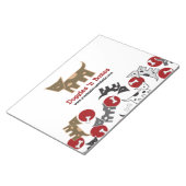 Cartoon-gebotteld Doggies & Botten Cute Fun-Notiti Notitieblok (Schuin)