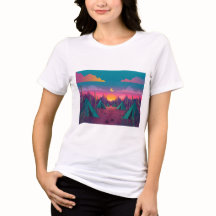 Cartoon Gedrukt Meisje Vrouwen T-shirt