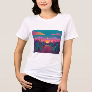 Cartoon Gedrukt Meisje Vrouwen T-shirt