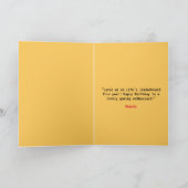 Cartoon Geel & Rood Game Controller Cake Verjaarda Kaart (Binnen)