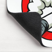 Cartoon geen rookbord muismat (Hoek)