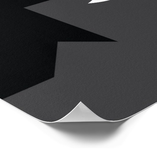 Cartoon geest in de straten van de stad halloween  poster (Hoek)