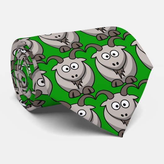 Cartoon Geitte Stropdas (Opgerold)