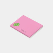 Cartoon Geld Dollar Bills Square | personaliseren Post-it® Notes (Schuin)