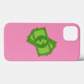 Cartoon geld dollarbiljetten Case-Mate iPhone case (Achterkant (horizontaal))