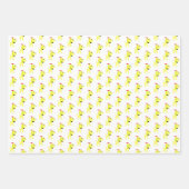 Cartoon gele hond Diva Dog Kerstmis Inpakpapier Vel (Voorkant)