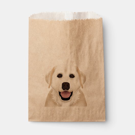 cartoon gele labrador bedankzakje (Voorkant)