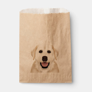 cartoon gele labrador bedankzakje