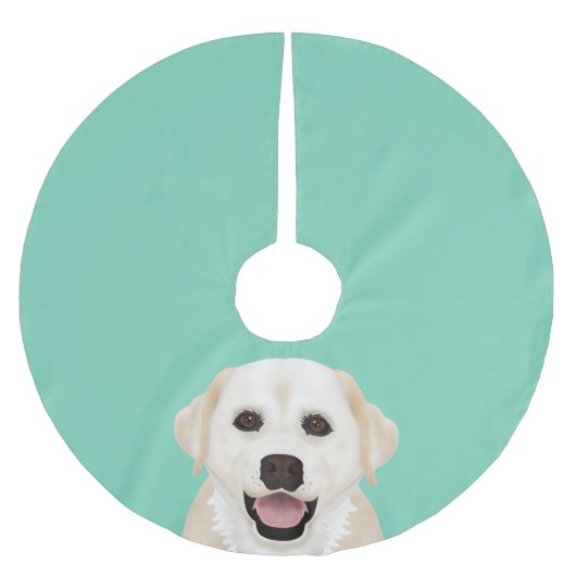 cartoon gele labrador kerstboom rok (Voorkant)