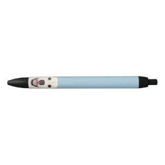cartoon gele labrador zwarte inkt pen