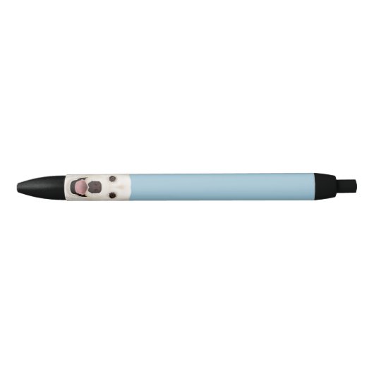 cartoon gele labrador zwarte inkt pen (Voorkant)