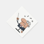 Cartoon geleider papier servetten (Hoek)