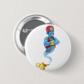Cartoon Genie Ronde Button 5,7 Cm (Voorkant /achterkant)