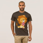 Cartoon Gesimuleerde lion T-shirt (Voorkant volledig)