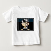 Cartoon gevangene in cel (Voorkant)